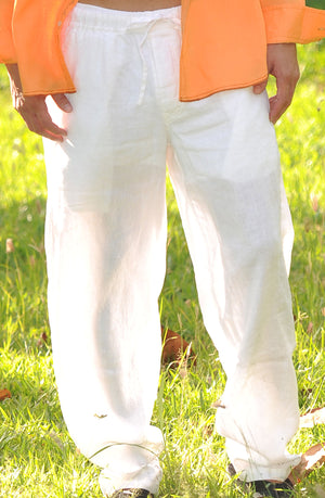 Drawstring Linen Pants