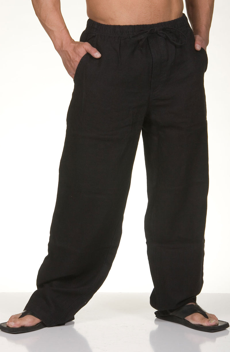 Drawstring Linen Pants